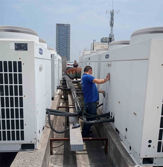 东营市中央空调制热和不制冷系统维修方法